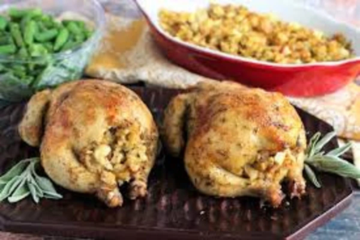 Stuffed Cornish Game Hen: A Culinary Masterpiece